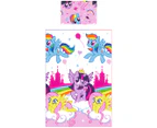 My Little Pony Equestria Single Bed Quilt Cover Set - Multi