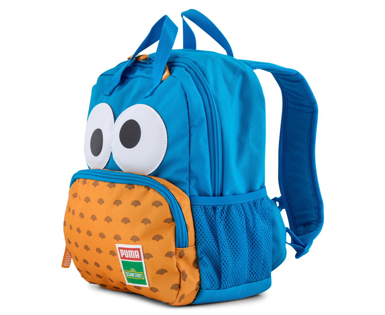 Puma 9L Seasame Street Cookie Monster Backpack - Blue | Catch.com.au