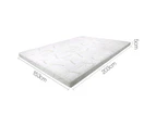 Giselle Bedding COOL GEL Memory Foam Mattress Topper BAMBOO Cover Queen 5CM Mat