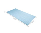 Giselle Bedding Cool Gel Egg Crate Memory Foam Mattress Topper 5CM King Mat