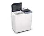 Devanti Portable Washing Machine Twin Tub 5KG White