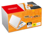 Nintendo 2DS XL Game Console - White/Orange