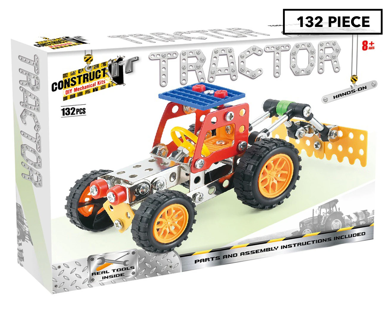 Construct-It 132-Piece Tractor Building Kit