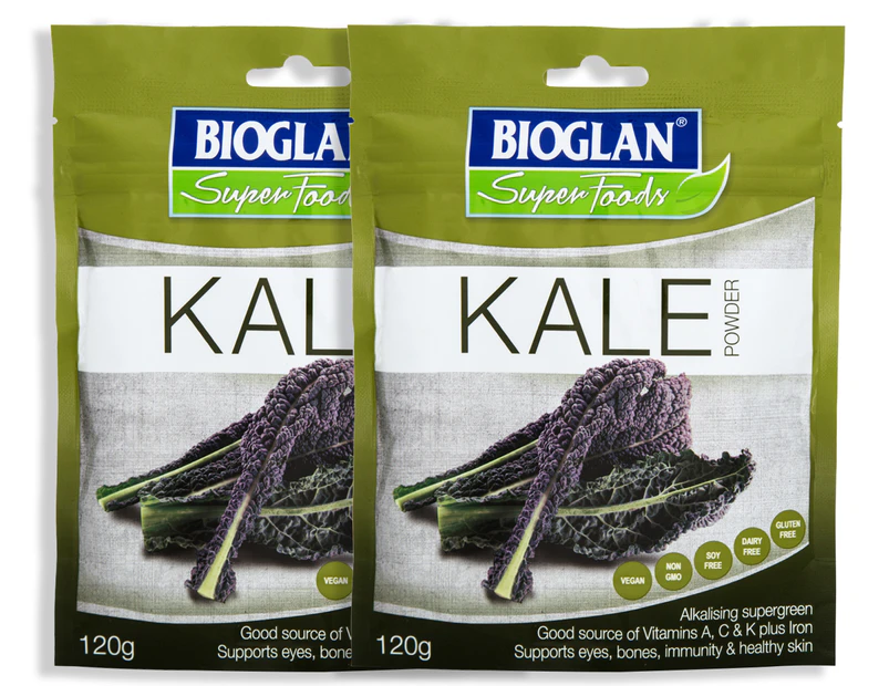 2 x Bioglan Superfoods Kale Powder 120g