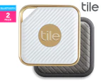 Tile Pro Series Combo Style & Sport Bluetooth Trackers 2-Pack - White/Champagne & Dark Slate/Graphite