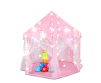Girls Pink Princess Castle Play Tent