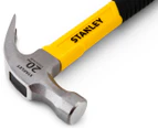 Stanley Fibreglass 20oz Claw Hammer - Yellow 