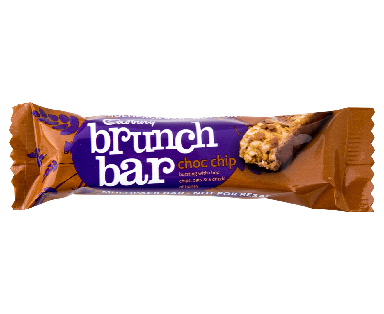 3 X Cadbury Brunch Bar Choc Chip 6pk 