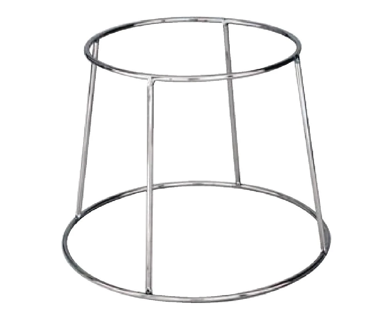 Trenton Chrome Plated Platter Stand - Silver