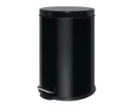 Stainless Steel Pedal Bin Black 20Ltr