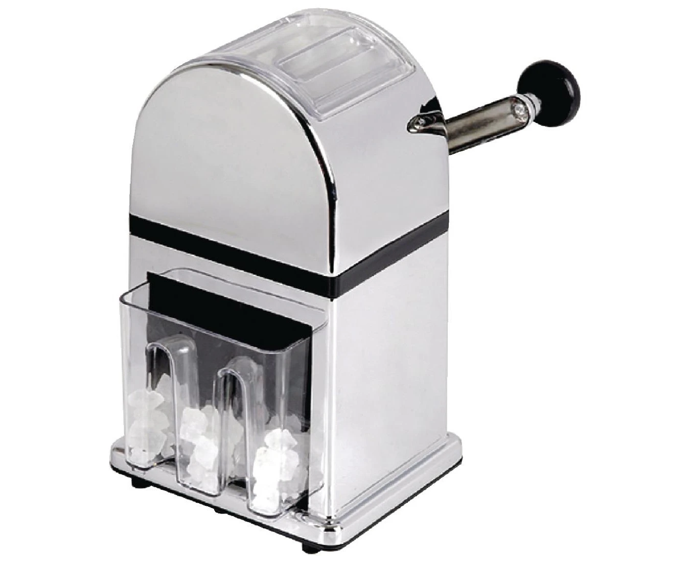 Olympia Manual Ice Crusher Chrome Effect