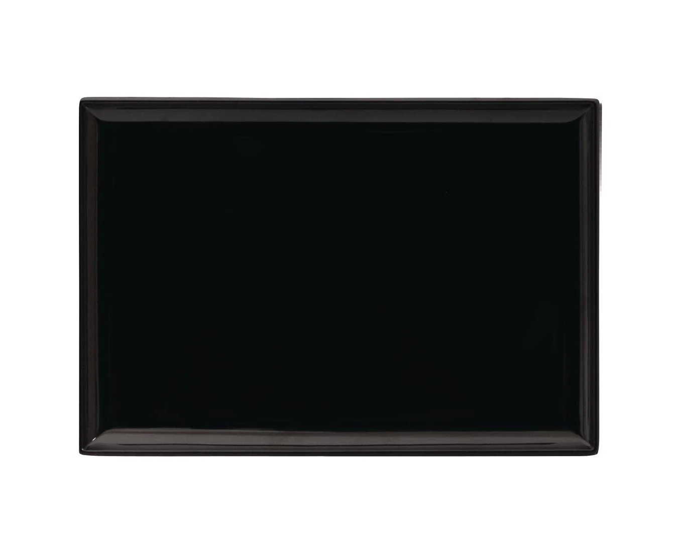 Rectangle Melamine Buffet Platters 240 x 350mm Black