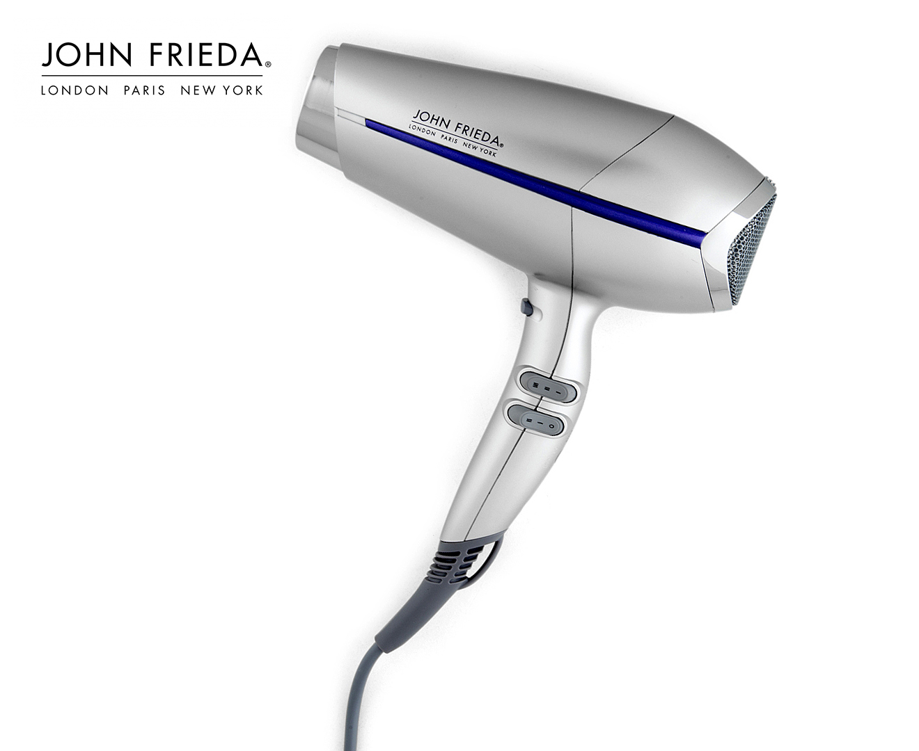 John Frieda AC Motor Hair Dryer Silver 9338841002558 EBay