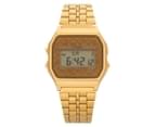 Casio Men's 33mm A159WGEA-9A Stainless Steel Watch - Gold 1