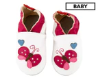 Little Angel Baby/Toddler Butterfly Shoe - White/Multi
