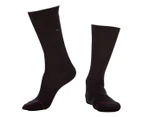 Tommy Hilfiger Men's Size 7-12 Flat Knit Crew Socks 5-Pack - Black
