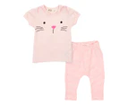BQT Baby Cat 2-Piece Set - Pink