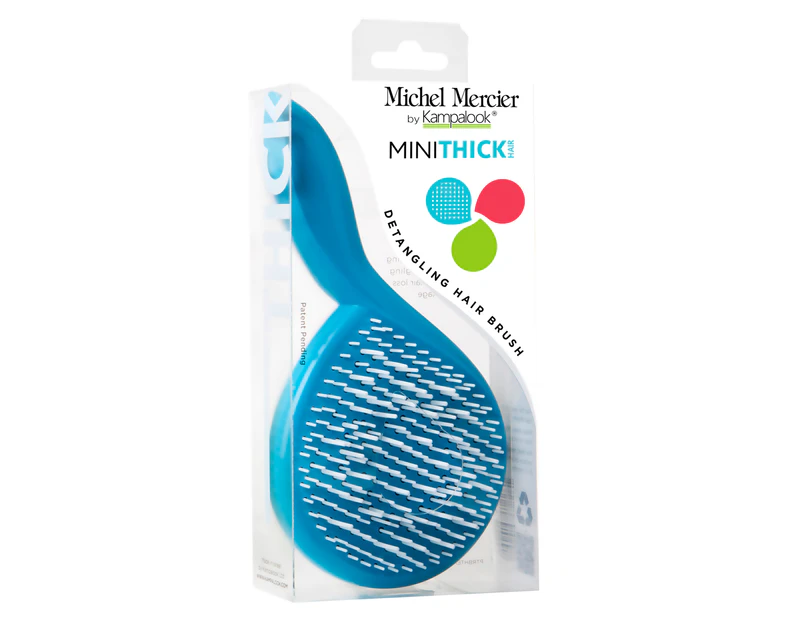 Michel Mercier Mini Detangle Brush For Thick Hair - Blue 