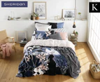 Sheridan Arbor King Bed Quilt Cover - Carbon