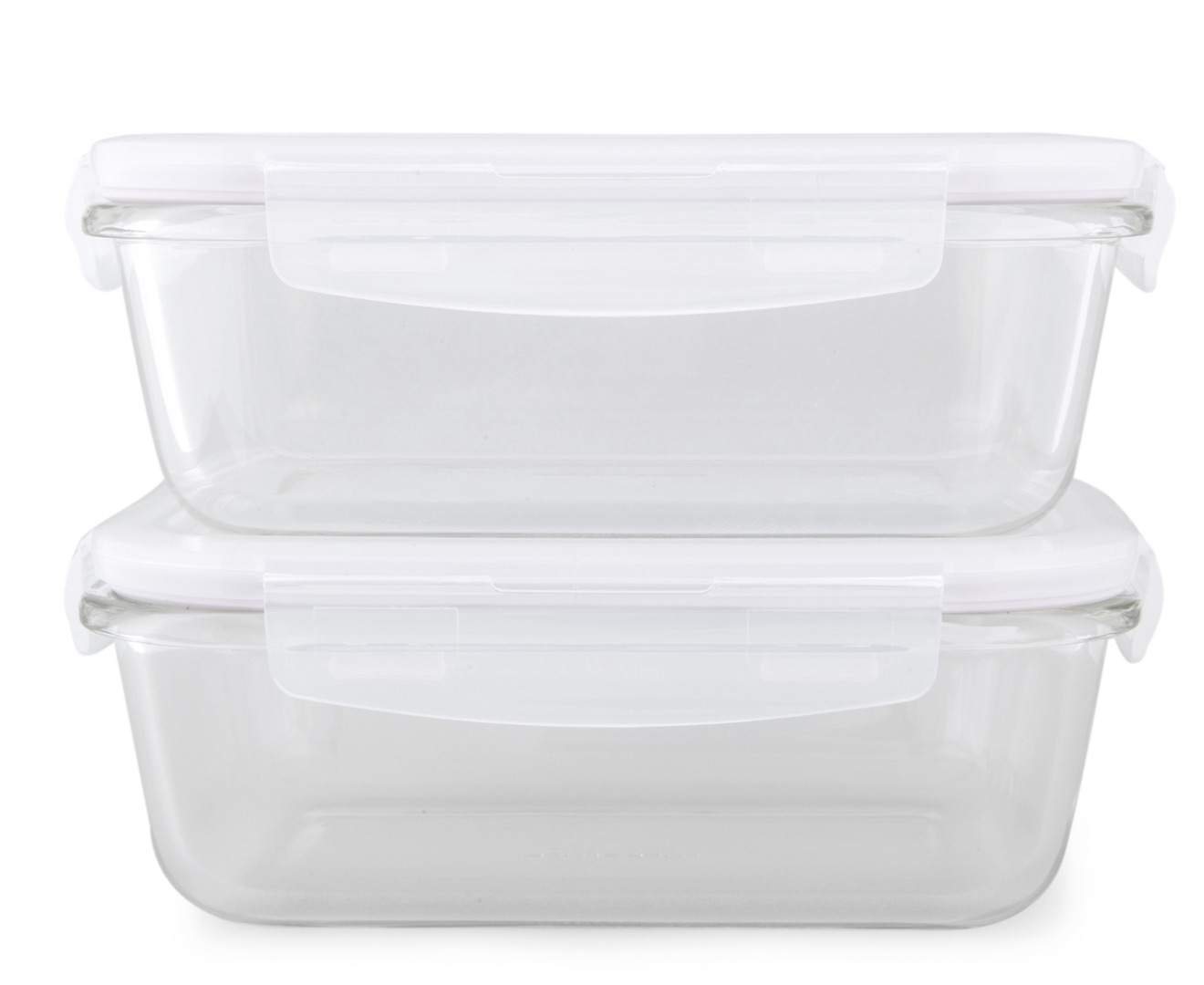 Lock & Lock 630mL Rectangle Heat Resistant Food Container 2-Pack ...