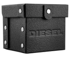 Diesel Men's 57mm Leather DZ7313 Watch - Black/Black