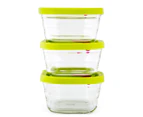 Lock & Lock 170mL Square Heat Resistant Baby Food Container 3-Pack
