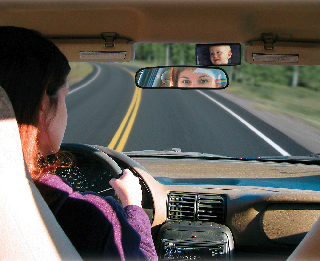 diono rear view mirror