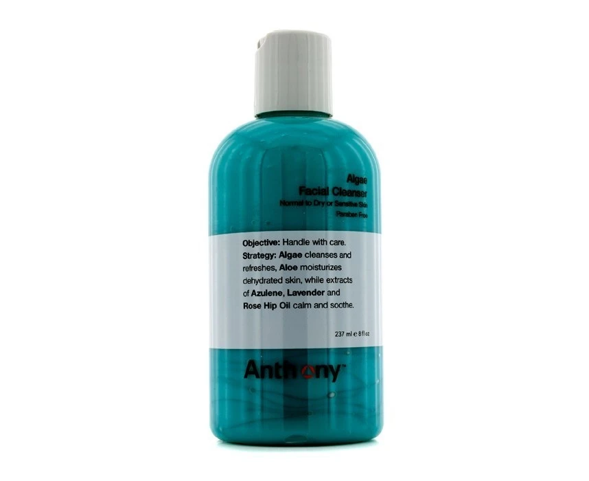 Anthony Logistics For Men Algae Facial Cleanser (normal To Dry Skin) 237ml/8oz