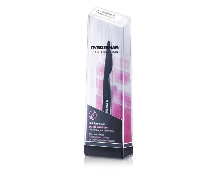 Tweezerman Point Tweezer - Black (studio Collection)