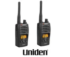 Uniden Uh820s-2 2w Uhf Twin Deluxe Handheld Radio