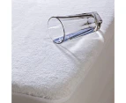 Waterproof Towelling Covered Mattress Protector-king