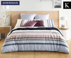Sheridan Stanmore King Bed Quilt Cover Set - Chloe Blue