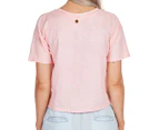 All About Eve Women's Bites The Dust Tee - Soft Pink