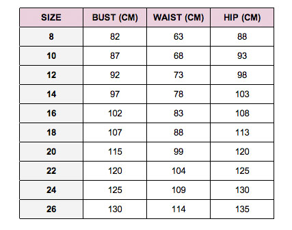 Jockey Mens Size Chart