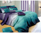 Vitara Quilt/Doona/Duvet Cover Set (Queen/King/Super King Size Bed)