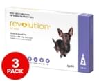 Revolution Flea & Worm Treatment For Small Dogs 2.6-5kg 3pk 1