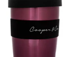 Cooper & Co. Reusable Coffee Cup 350mL - Pink/Black