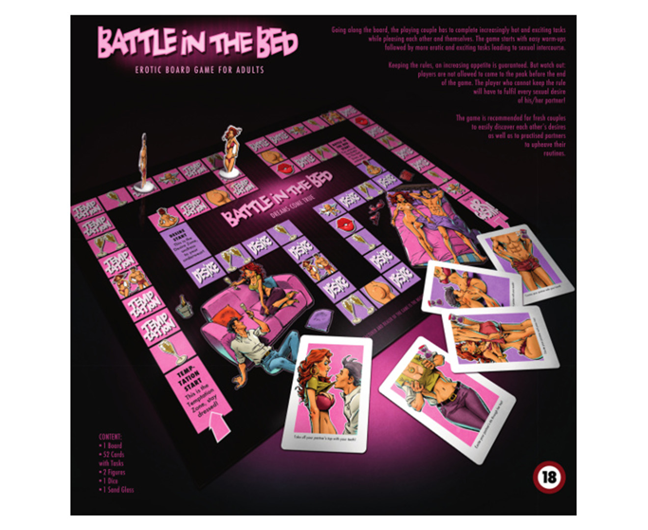 Fun Desirable Sex Mogul Board Game For Lovers