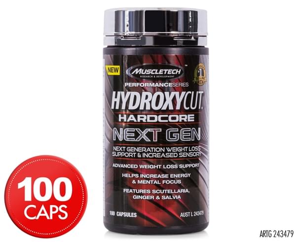 MuscleTech Hydroxycut Hardcore Next Gen Weight Loss Support