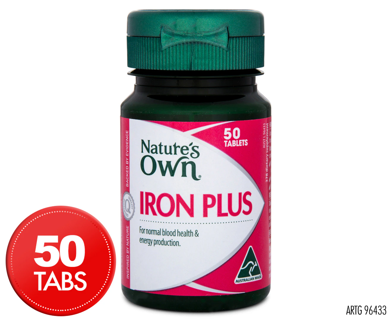 Nature's Own Iron Plus 50 Tabs