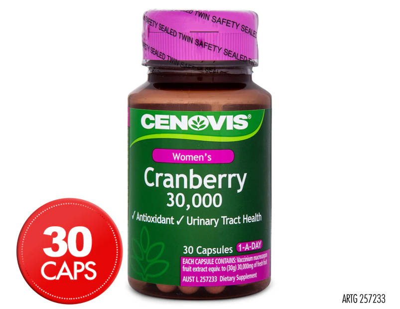 Cenovis Women's Cranberry 30,000 30 Caps