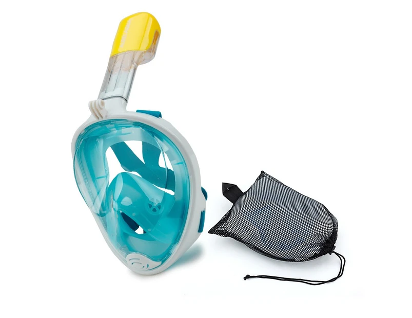 Green Small / Medium Full Face Snorkel Mask