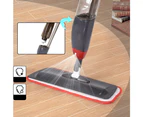 2 Mop Pads + 700ml Spray Mop Water Spraying Floor Cleaner