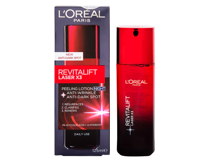 L'Oréal Revitalift Laser X3 Night Peeling Lotion 125mL