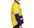 Huski Men's Current Safety Jacket - Yellow/Navy