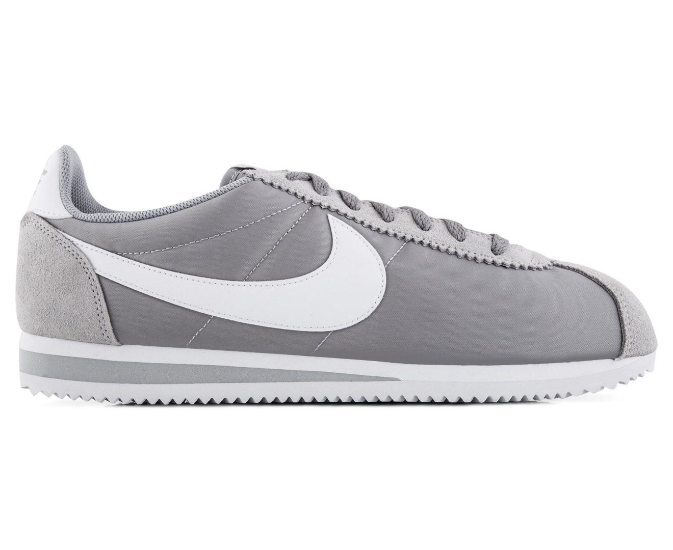 Nike Men's Classic Cortez Nylon Shoe - Wolf Grey/White | Catch.co.nz