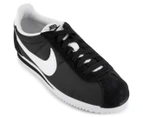 Nike Women's Classic Cortez Nylon Shoe - Black/White