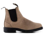 Blundstone Men's Leather Chelsea Boot Square Toe - Steel Grey