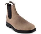 Blundstone Men's Leather Chelsea Boot Square Toe - Steel Grey