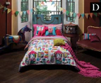 Kas Kids Carnival Double Bed Quilt Cover Set - Multi 